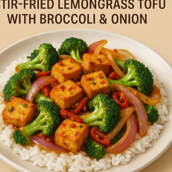 S4 Lemongrass Tofu Rice - Cơm Đậu Hủ Xả Ớt