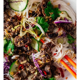 B9 Lemongrass Beef– Bún Bò Xả Ớt