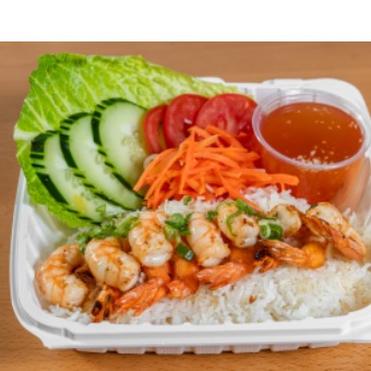 S3 Grilled Shrimp Rice  - Cơm Tôm Nướng