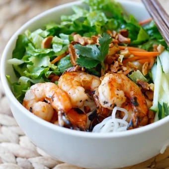 B6 Grilled Shrimp - Bún Tôm Nướng