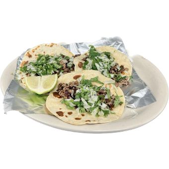 PLATO TACOS CARNE ASADA