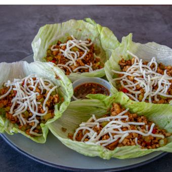 Chicken Lettuce Wraps Tray