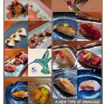 7 course Modern Omakase 1. 2. 3. 4. 5. 6. 7.