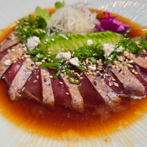 Charcoal Tuna Tataki