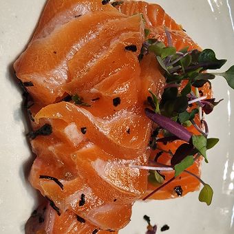 Green-Tea Cured Salmon