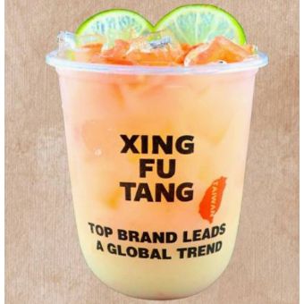 G21. Fresh Grapefruit Yogurt Green Tea 鲜柚多多绿茶