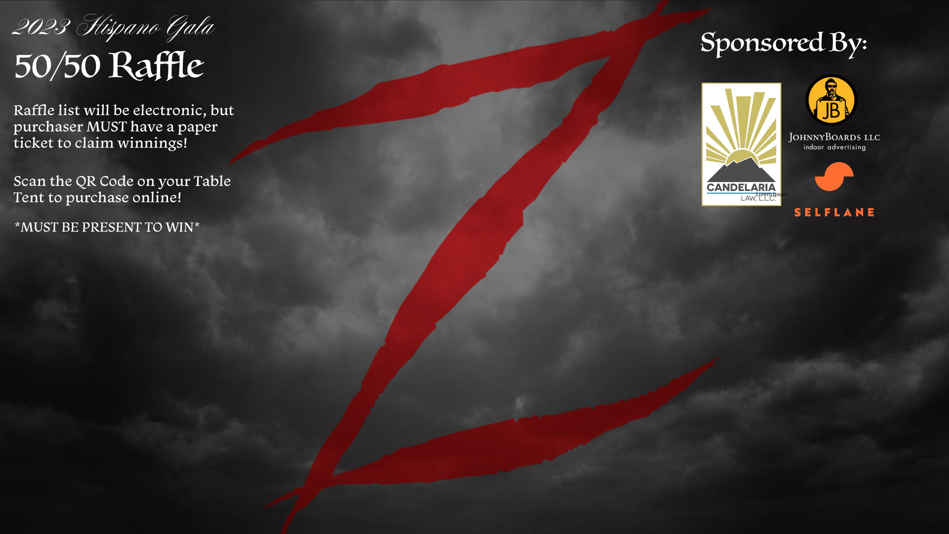La Noche Encantada - Zorro - 50/50 Raffle 2023