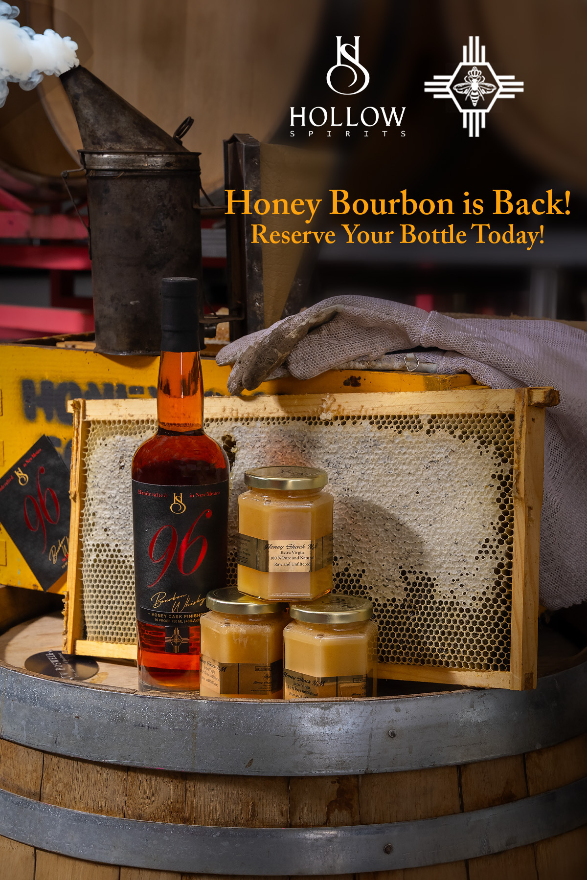 Pre-Sale Bourbon Honey Bottles